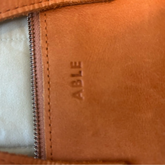 Able Tan Leather Crossbody Bag - Picture 2 of 5
